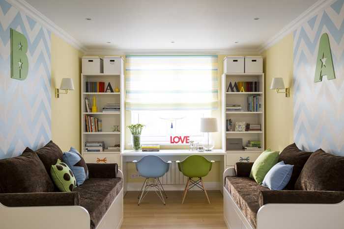 Идеи интерьера для однокомнатной квартиры с двумя детьми